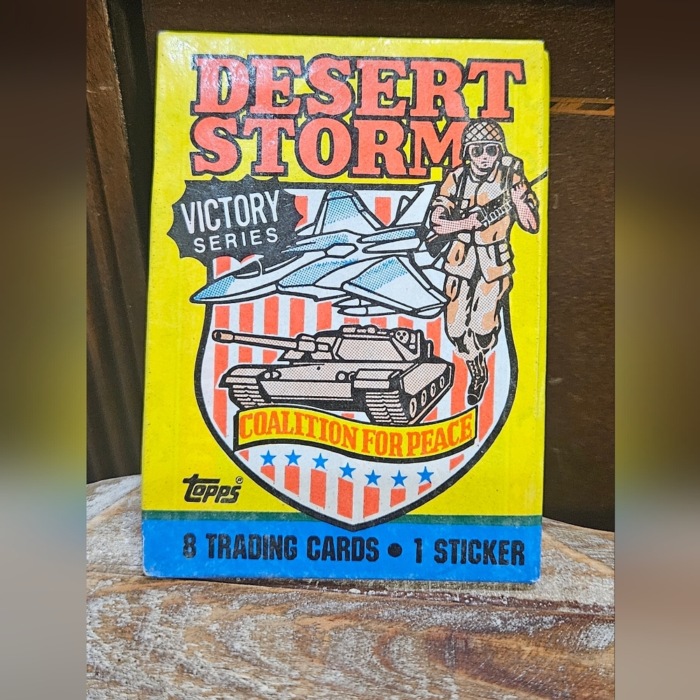 NOS | Topps Desert Storm Victory Series Coalition For Peace Trading Cards